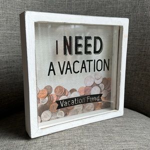 *SOLD* Vacation Fund Frame Bank